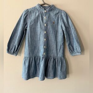 Polo Ralph Lauren Light Blue Denim Dress